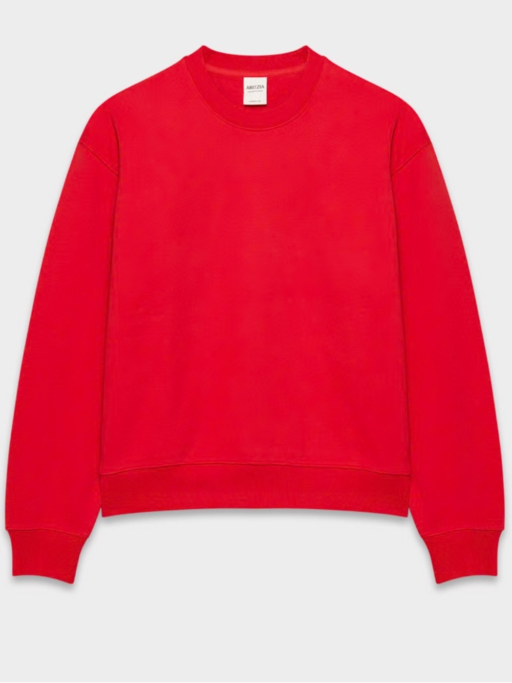 Aritzia Red Crewneck Sweater (never worn)